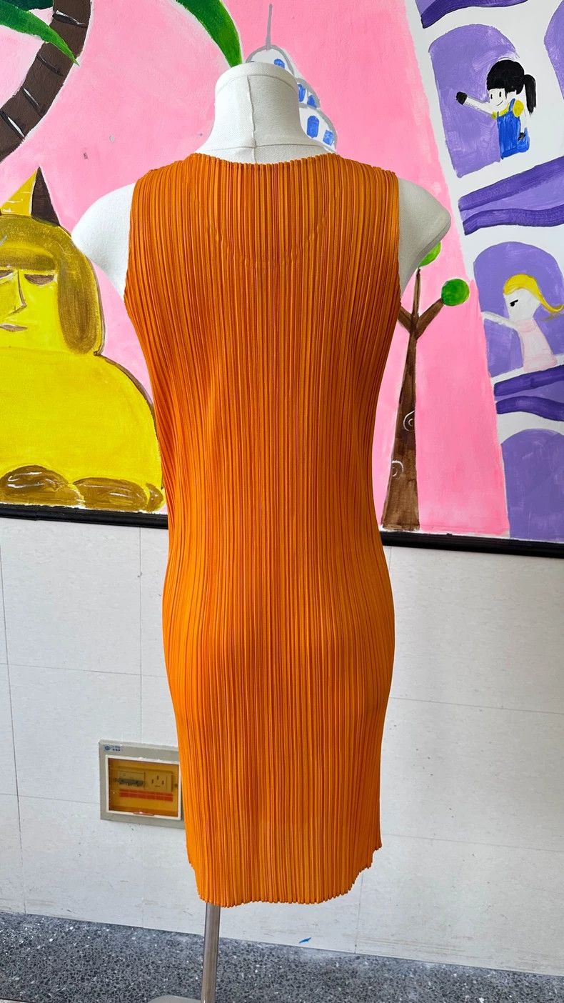 Issey Miyake Issey Miyake Orange polka dot dress Size S / US 4 / IT 40 - 3 Thumbnail