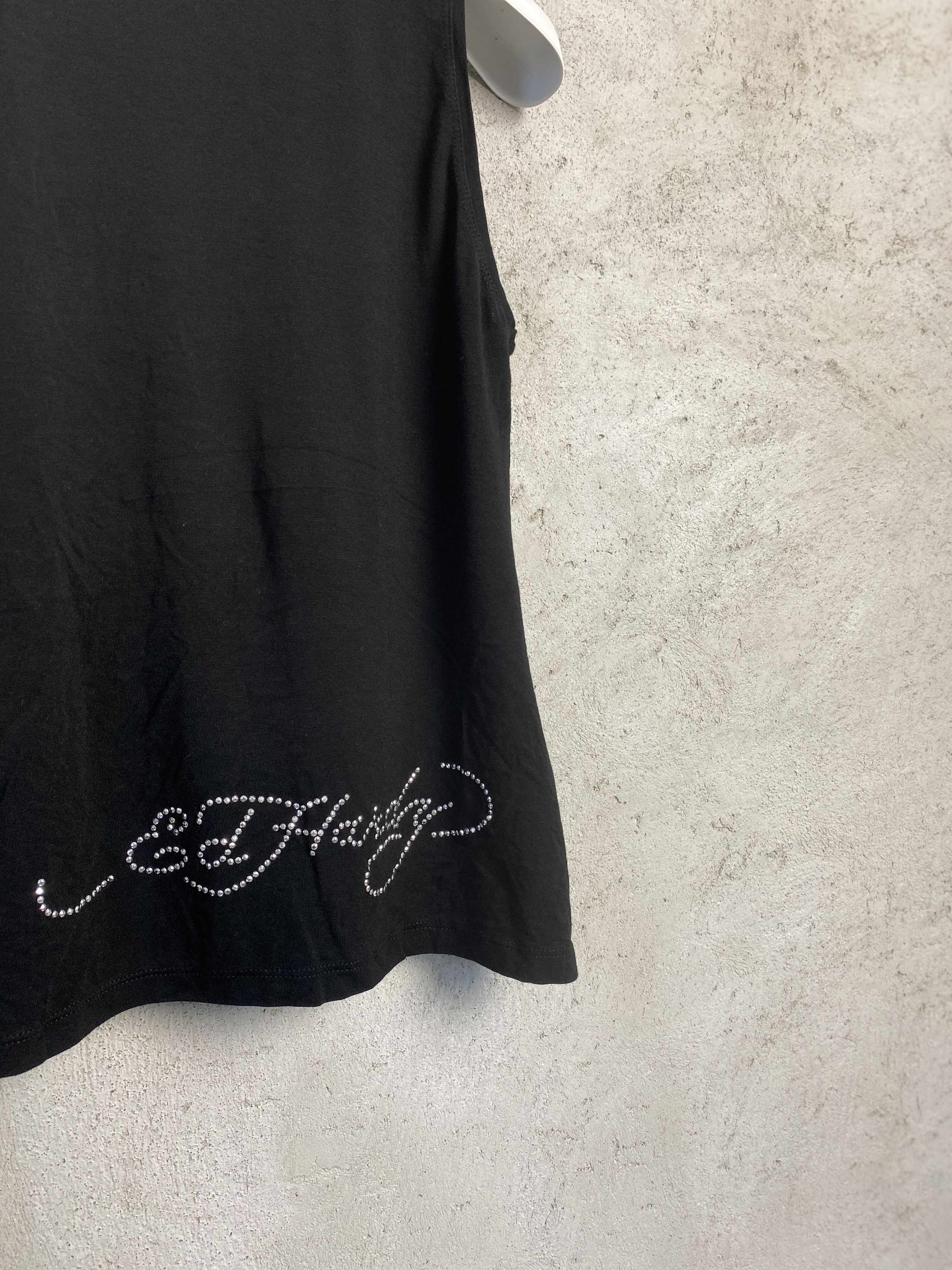Ed Hardy Ed Hardy crystals tank top t-shirt tee y2k 00s Size S / US 4 / IT 40 - 5 Thumbnail