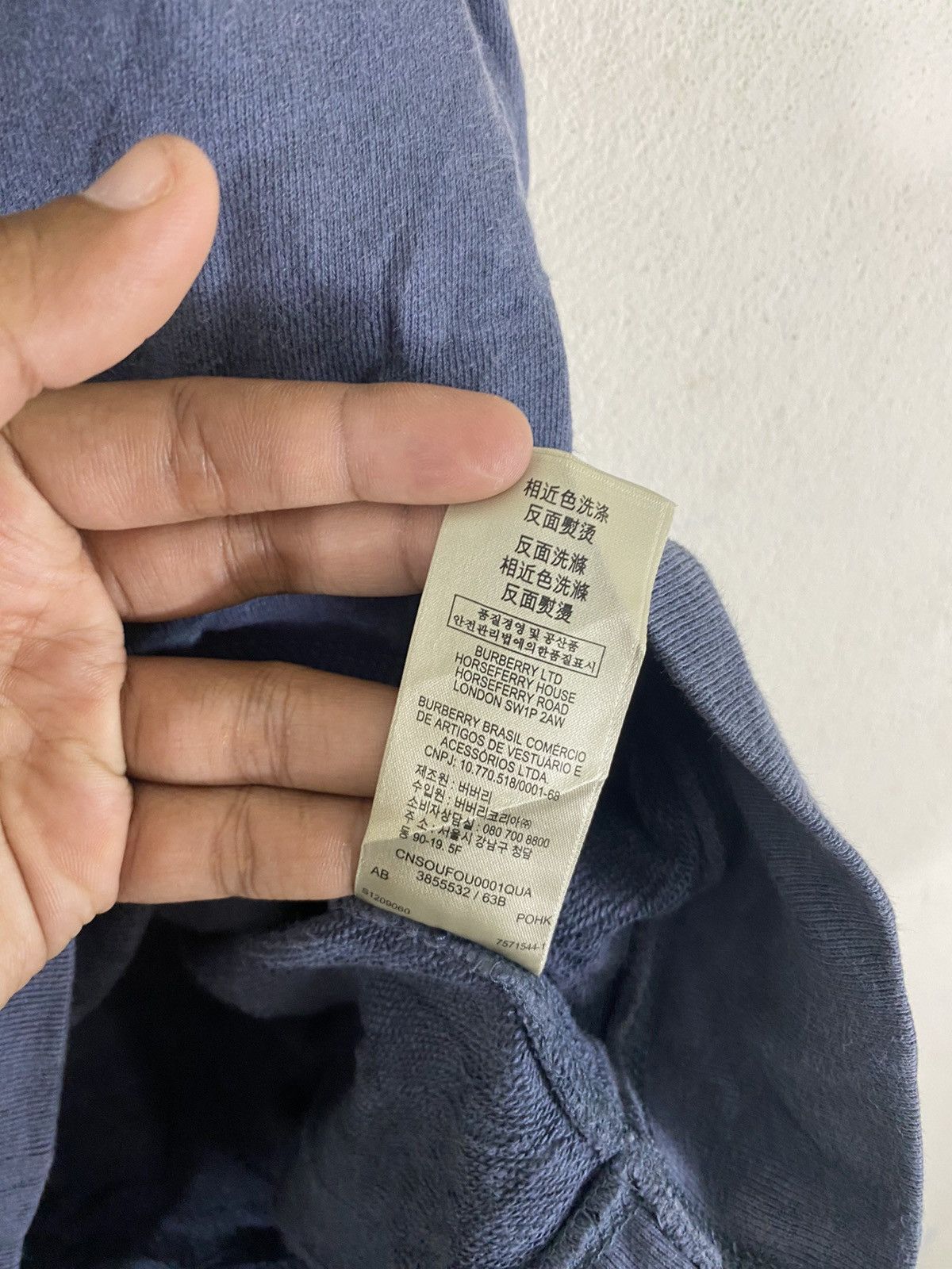 Burberry × Burberry Prorsum Vintage Burberry Brit Oversized Sweatshirt Size US XL / EU 56 / 4 - 7 Thumbnail