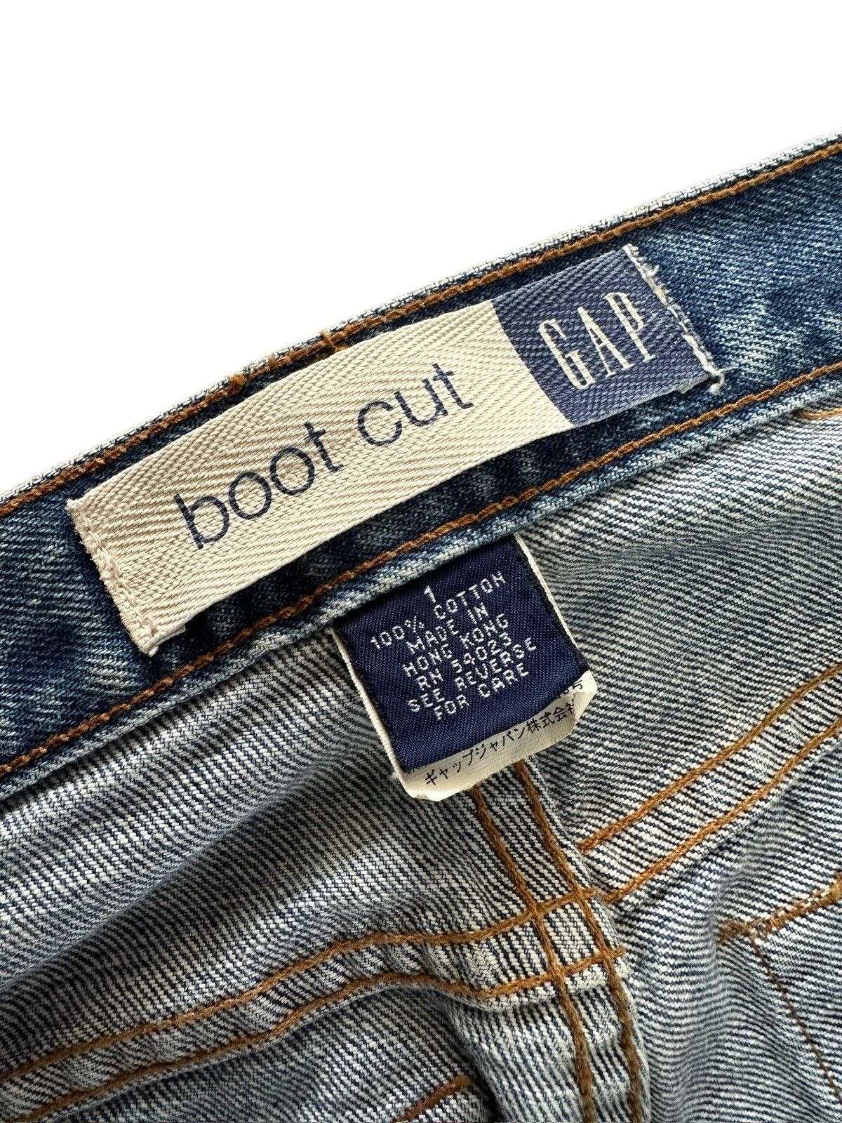 Vintage FW1999 GAP boot cut handcrafted sashiko denim Size US 28 / EU 44 - 7 Thumbnail