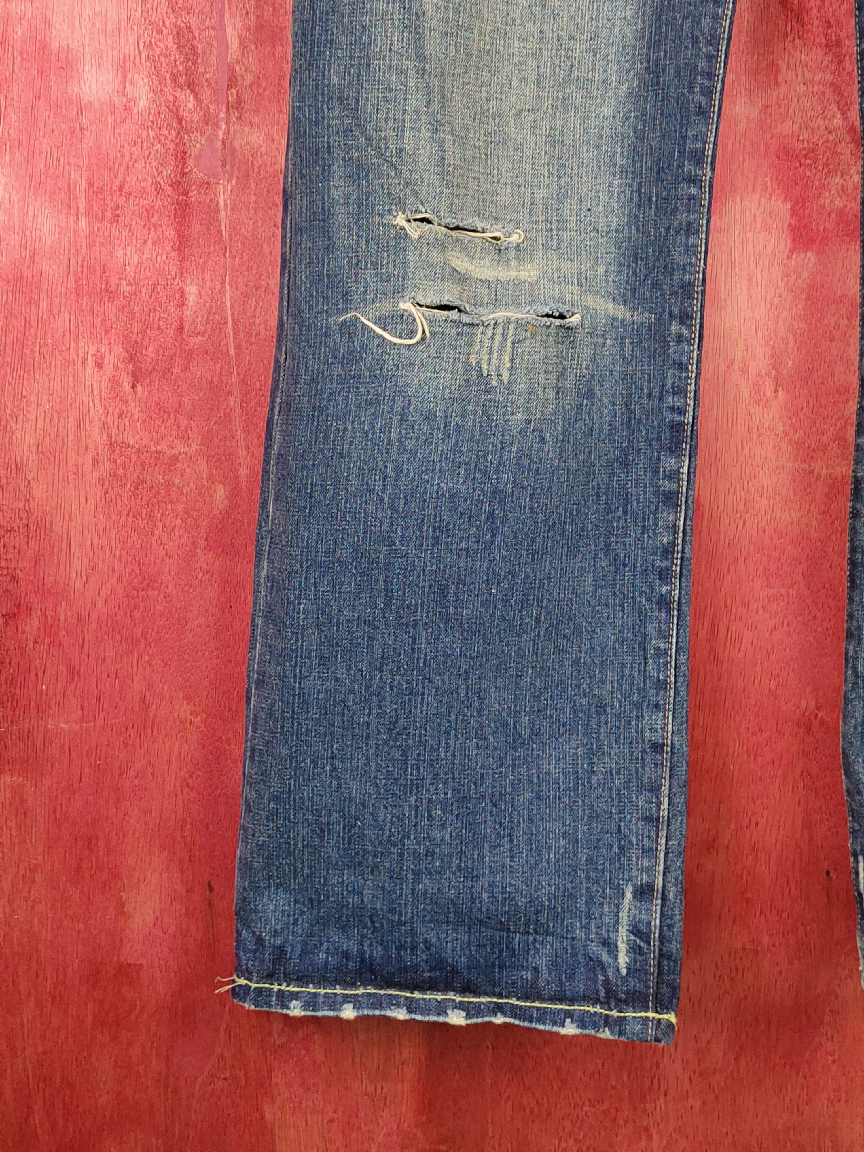 Abercrombie & Fitch Abercrombie&Fitch Blue Distressed ripped fadded Denim #S1602 Size US 31 - 4 Thumbnail