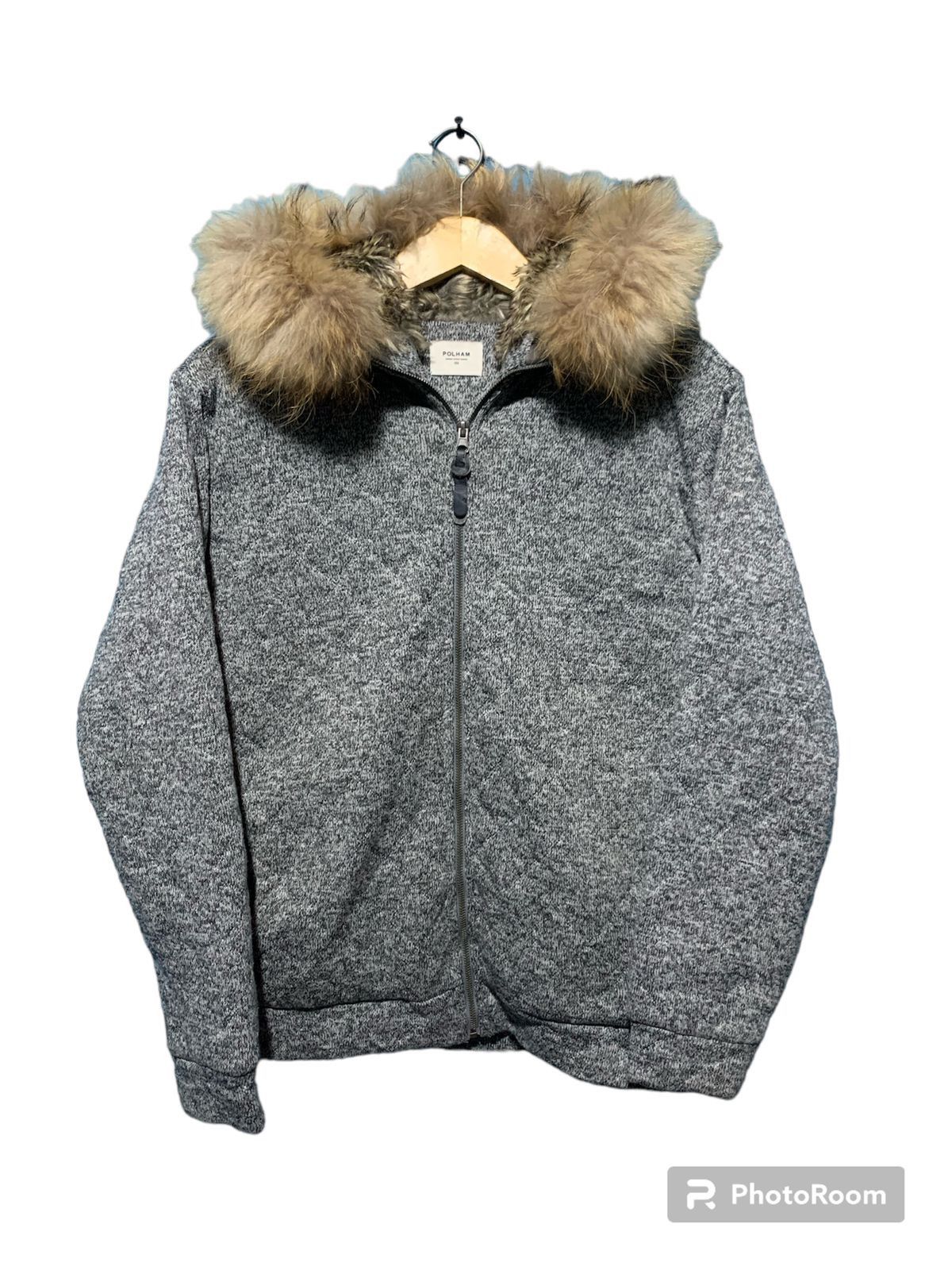 Japanese Brand Vintage polham diamond fur hoodie Size US L / EU 52-54 / 3 - 1 Thumbnail