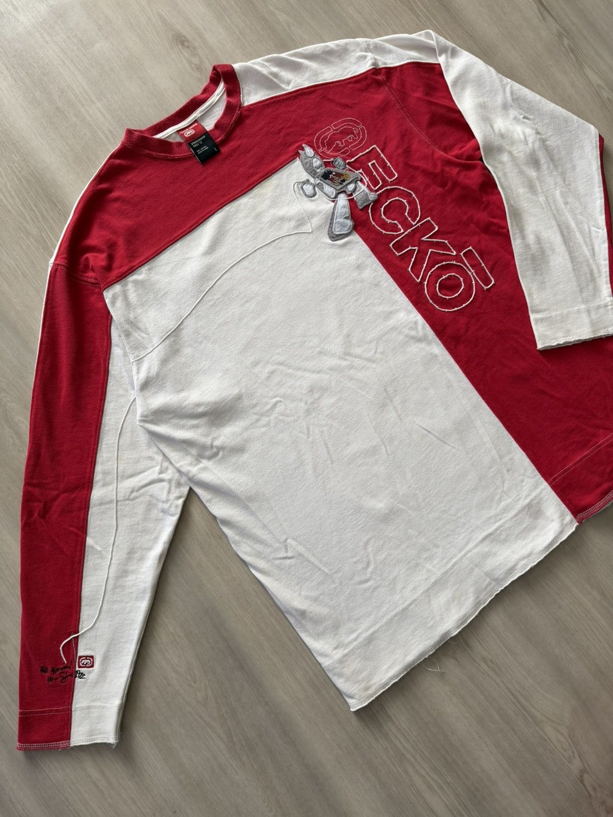 Ecko Unltd. Vintage Ecko Embroidered Rare Rhino Logo Sz LThrashed Size US L / EU 52-54 / 3 - 4 Thumbnail