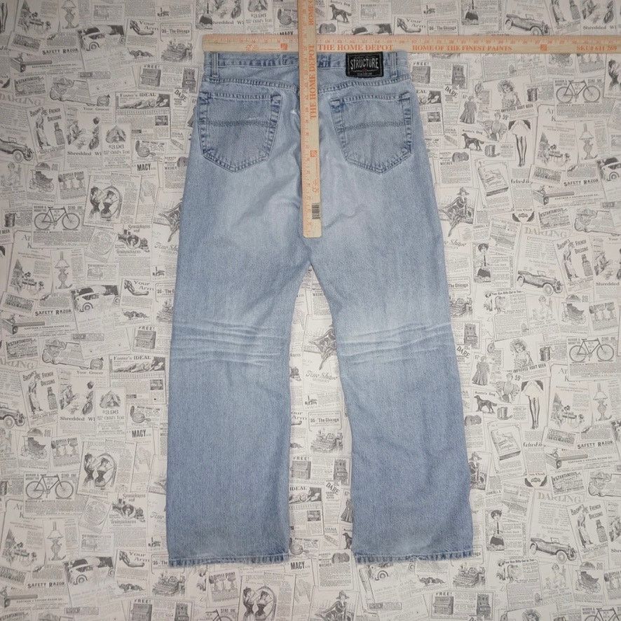 Structure Vintage Y2K structure denim jeans workwear 2000s faded pants Size US 32 / EU 48 - 5 Thumbnail