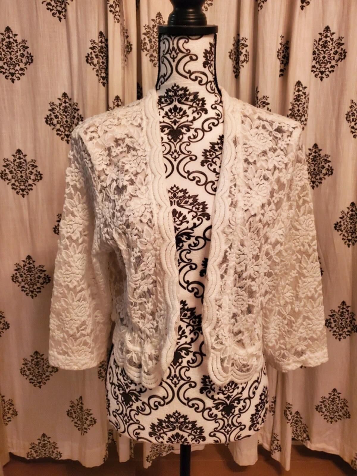 Other Connected Apparel Lace Top Size L / US 10 / IT 46 - 1 Thumbnail