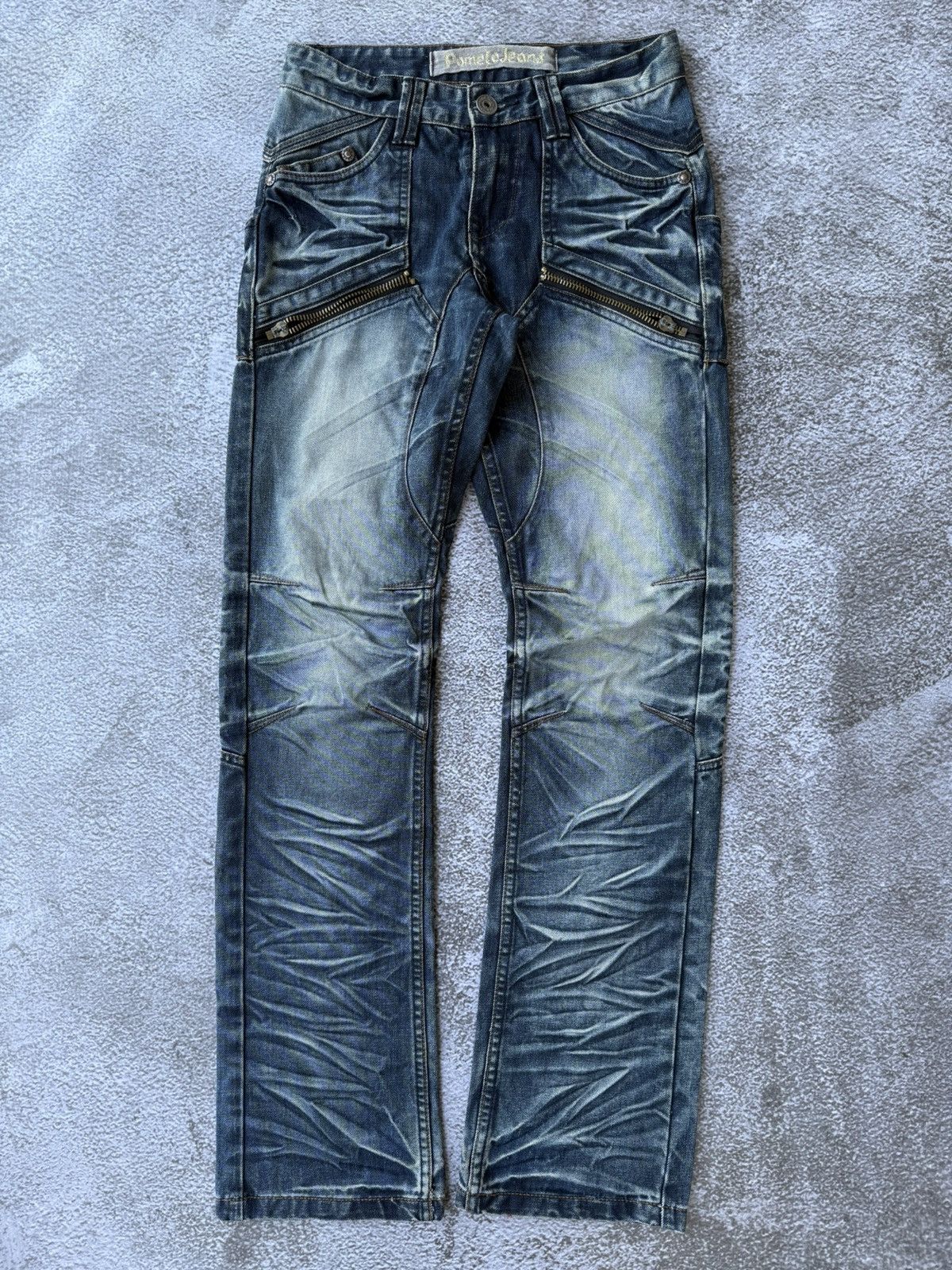 20471120 × Beauty Beast × Japanese Brand Pomelo jeans denim multizip ifsixwas kmrii styled Size US 30 / EU 46 - 3 Thumbnail