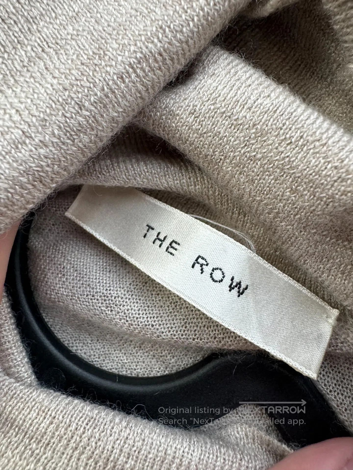 The Row The Row Oatmeal Turtleneck Asymmetric Hem Cashmere Sweater Size M / US 6-8 / IT 42-44 - 6 Thumbnail