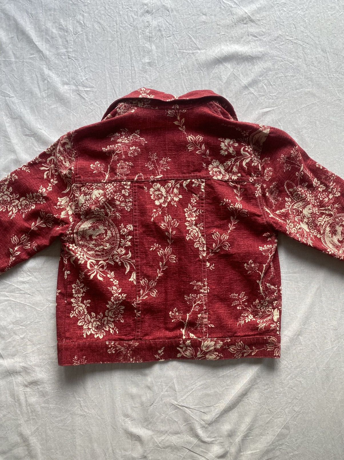 Vintage Vintage floral print button up jacket Size S / US 4 / IT 40 - 2 Thumbnail