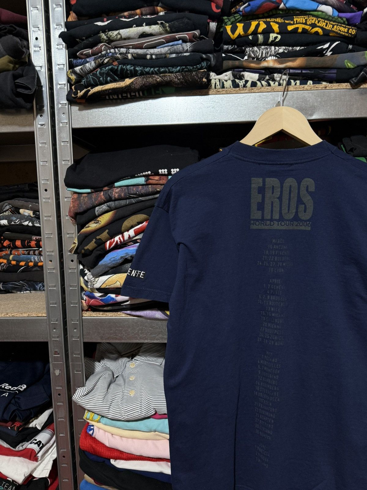 Band Tees × Vintage Vintage Eros Ramazzotti World Tour 2006 Band Rock T-Shirt Size US M / EU 48-50 / 2 - 4 Thumbnail