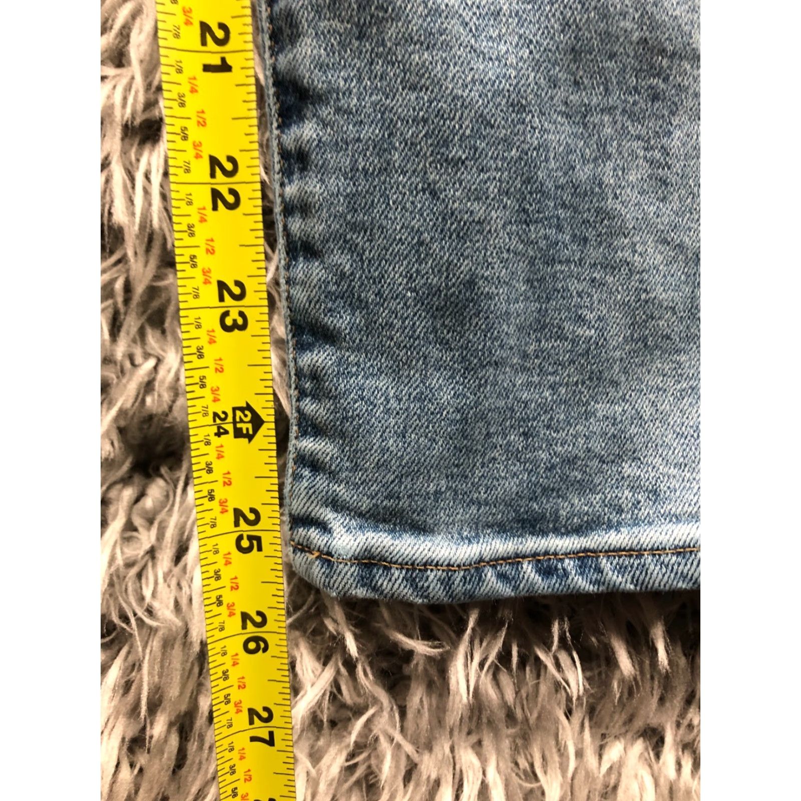 J.Crew J.CREW Jeans Women’s 32 Toothpick Skinny Denim Blue 5-Pocket Regular Waist Medium Wash Baggy-Free N/A Size 24" / US 00 / IT 34 - 3 Thumbnail