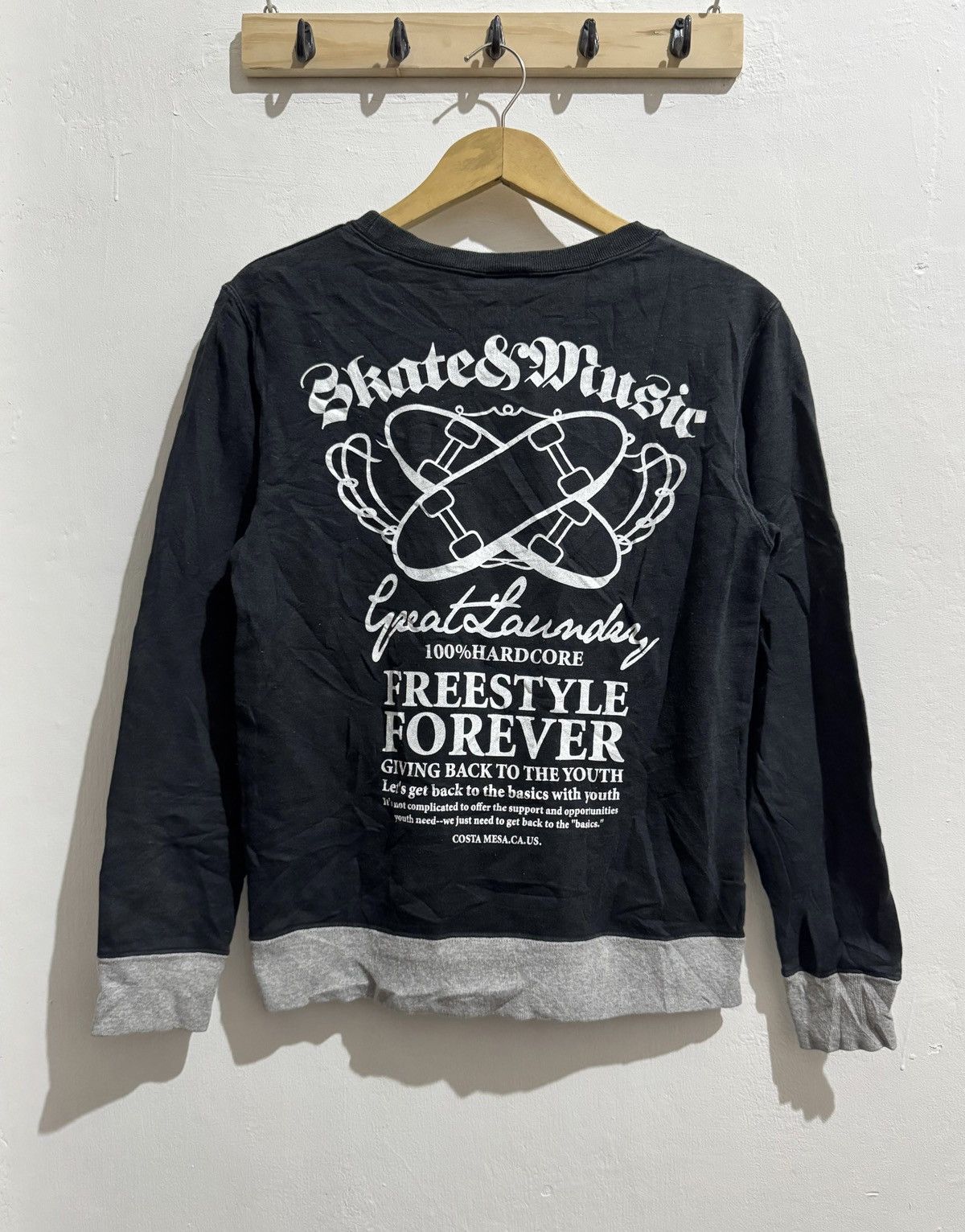 Hysteric Glamour × If Six Was Nine × Japanese Brand Y2k Great Laundry skull ifsixwasnine sweatshirt Size US S / EU 44-46 / 1 - 2 Thumbnail