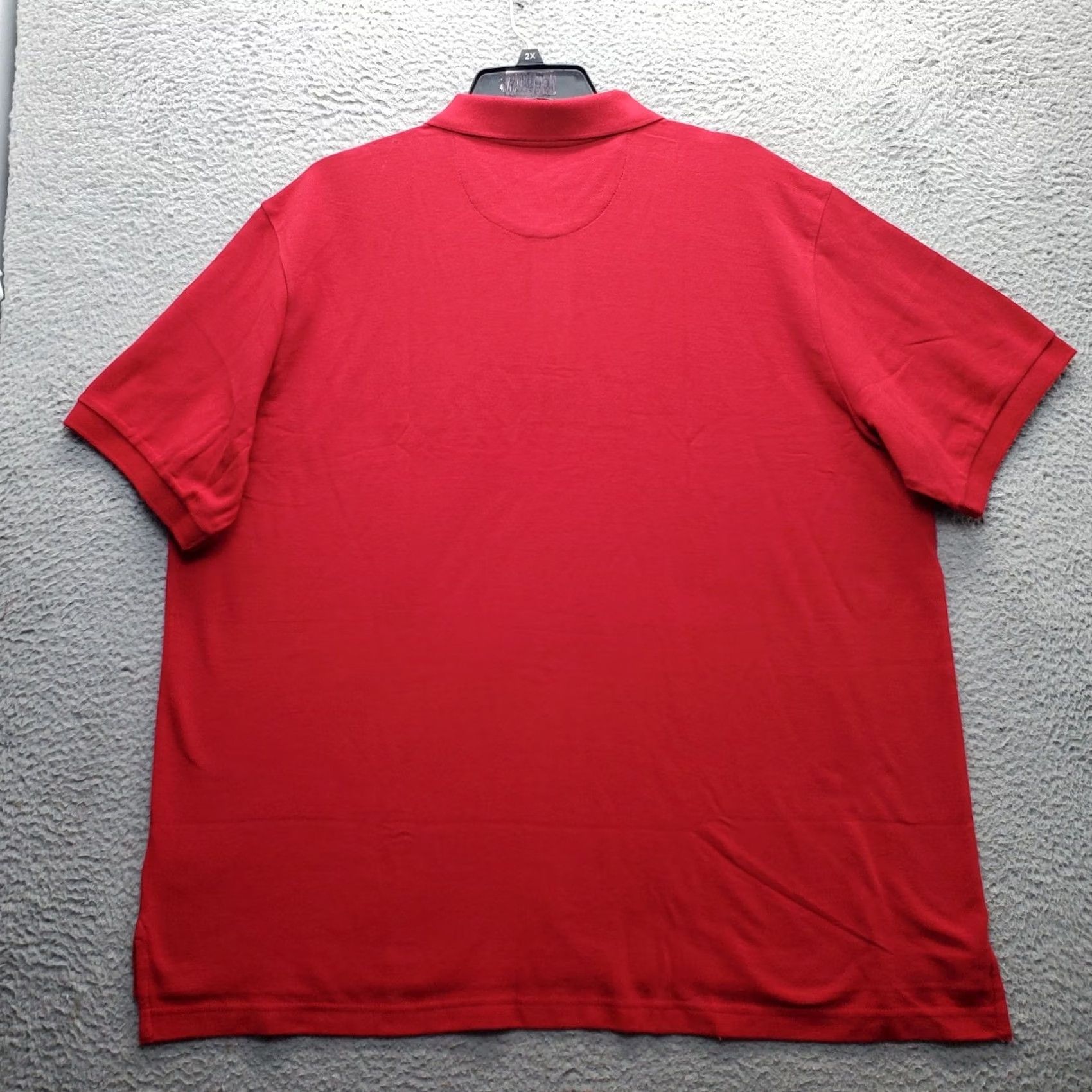 Chaps Chaps Polo Shirt Mens 3XB Red Short Sleeve Golf Performance Big & Tall Shirt Size US XXL / EU 58 / 5 - 2 Thumbnail