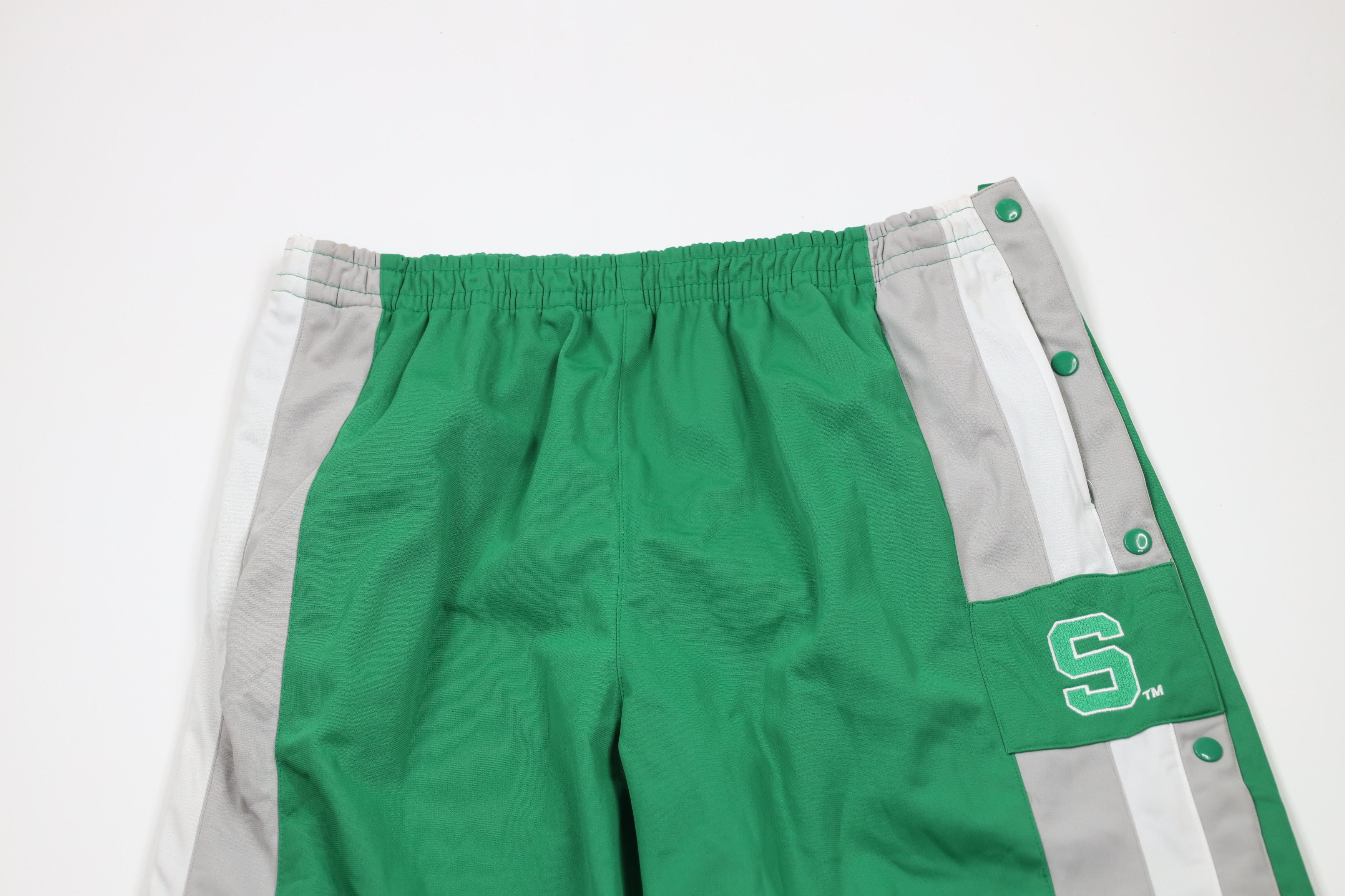 Vintage Vintage 90s Tearaway Michigan State University Sweatpants Size US 40 / EU 56 - 2 Thumbnail