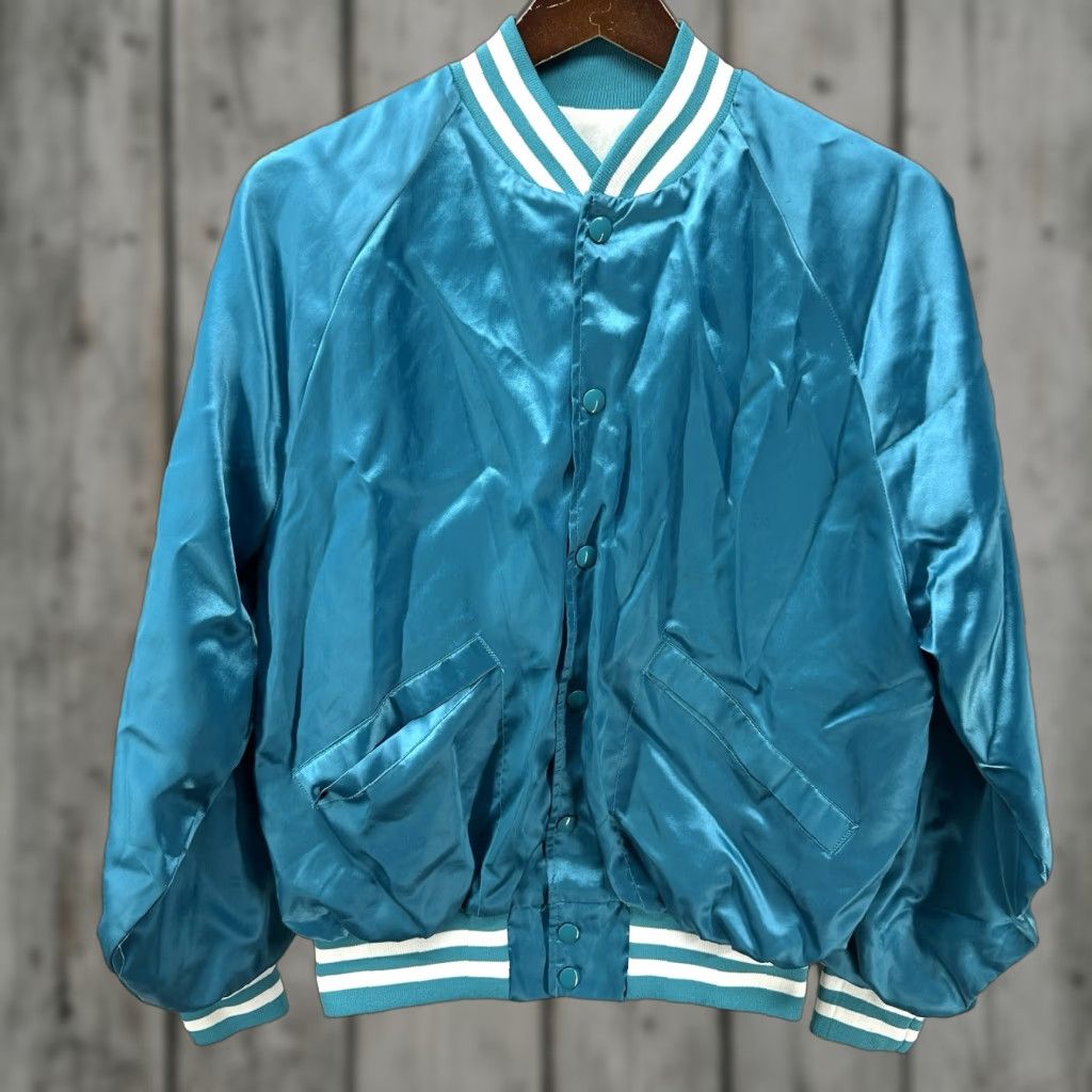 Vintage VINTAGE King Louie Pro Fit Jacket Men M Nylon Snap Up USA Cholla Bomber Blue Size US M / EU 48-50 / 2 - 1 Thumbnail