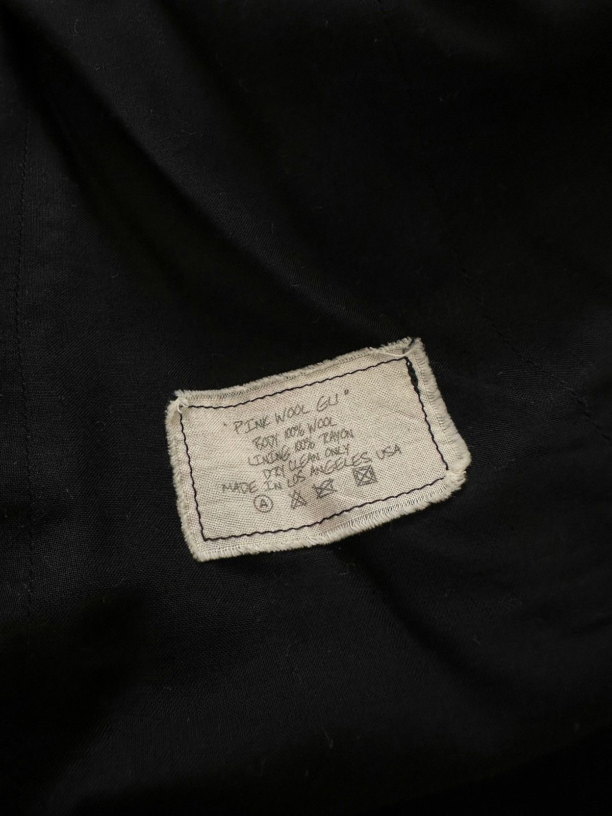 Greg Lauren Sz2 Pink Wool GL 1 Kimono Throwover Jacket Size US M / EU 48-50 / 2 - 8 Thumbnail