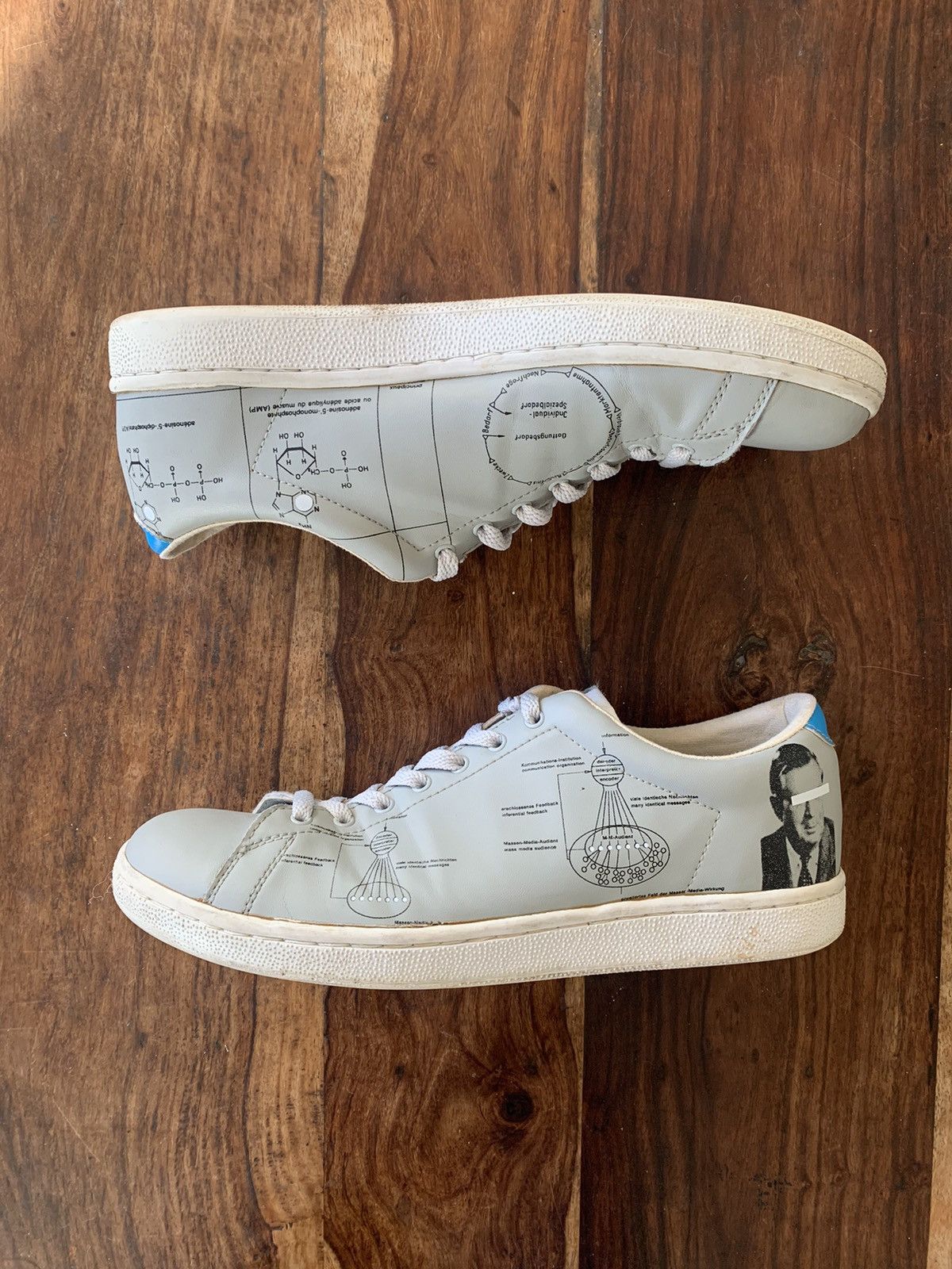 Undercover AW2010 Undercover ‘Avakareta Life’ Court Sneakers Size US 10 / EU 43 - 2 Thumbnail