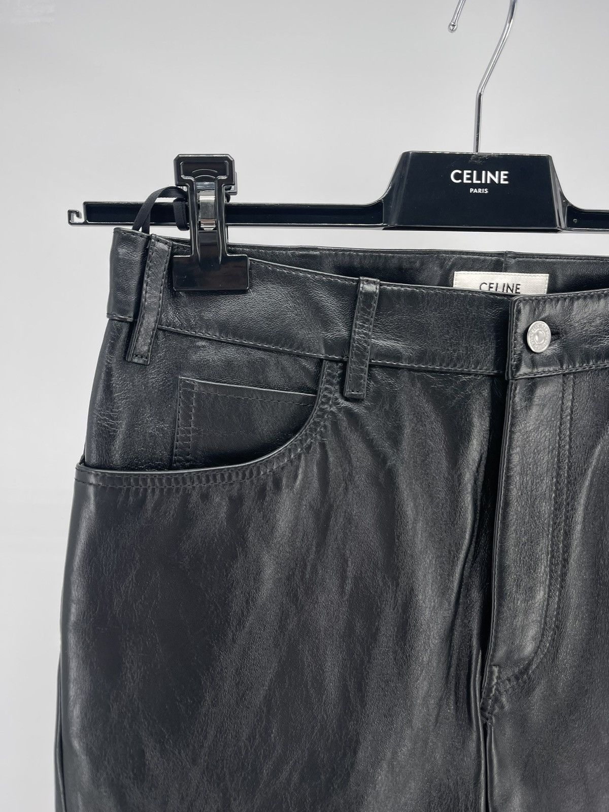 Celine Celine Lou leather jeans size 48 Size US 34 / EU 50 - 3 Thumbnail