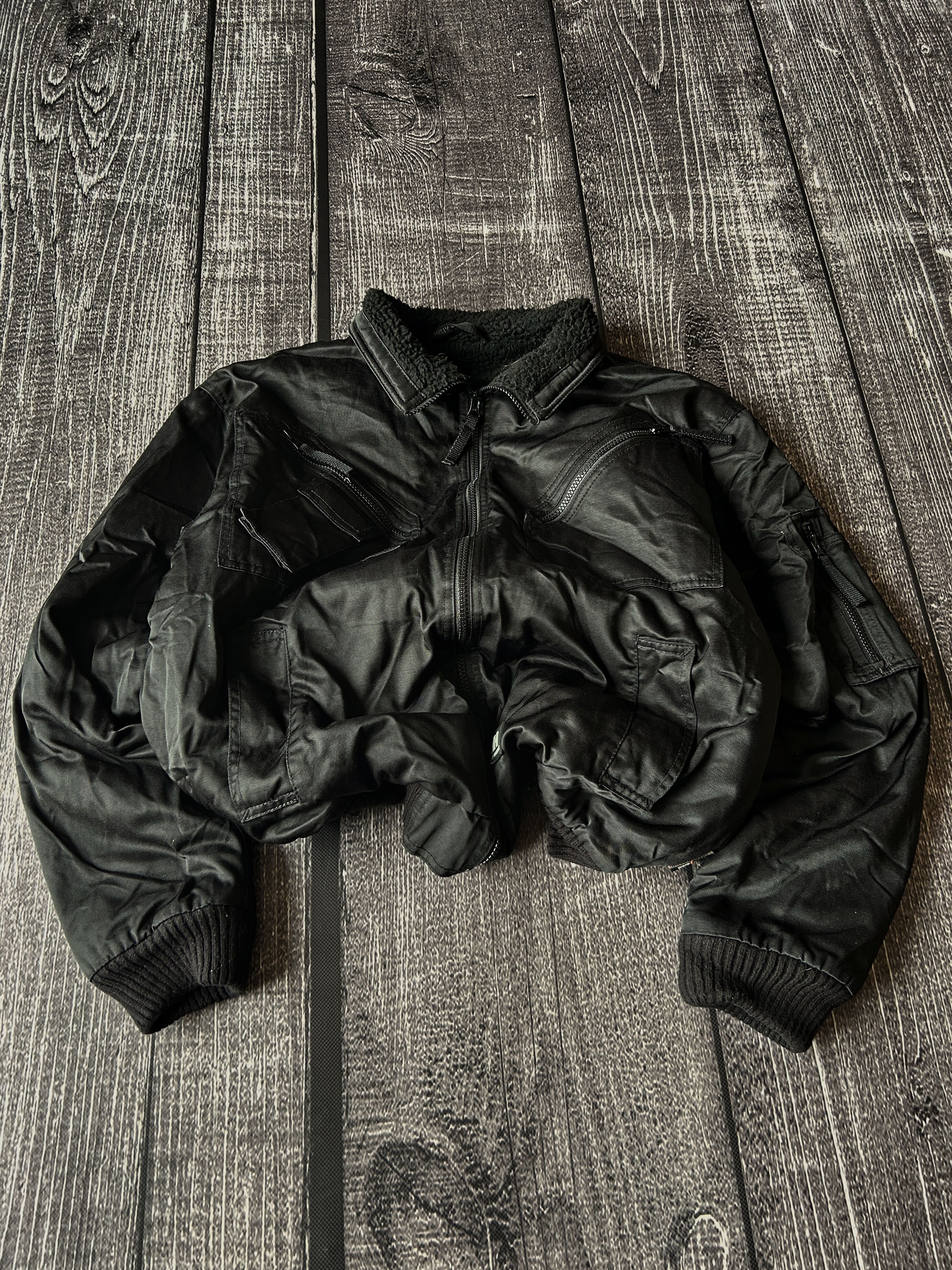 Helly Hansen VTG Rick Owens Opium Style Real Heavy Bomber Jacket 90s Size US L / EU 52-54 / 3 - 1 Thumbnail