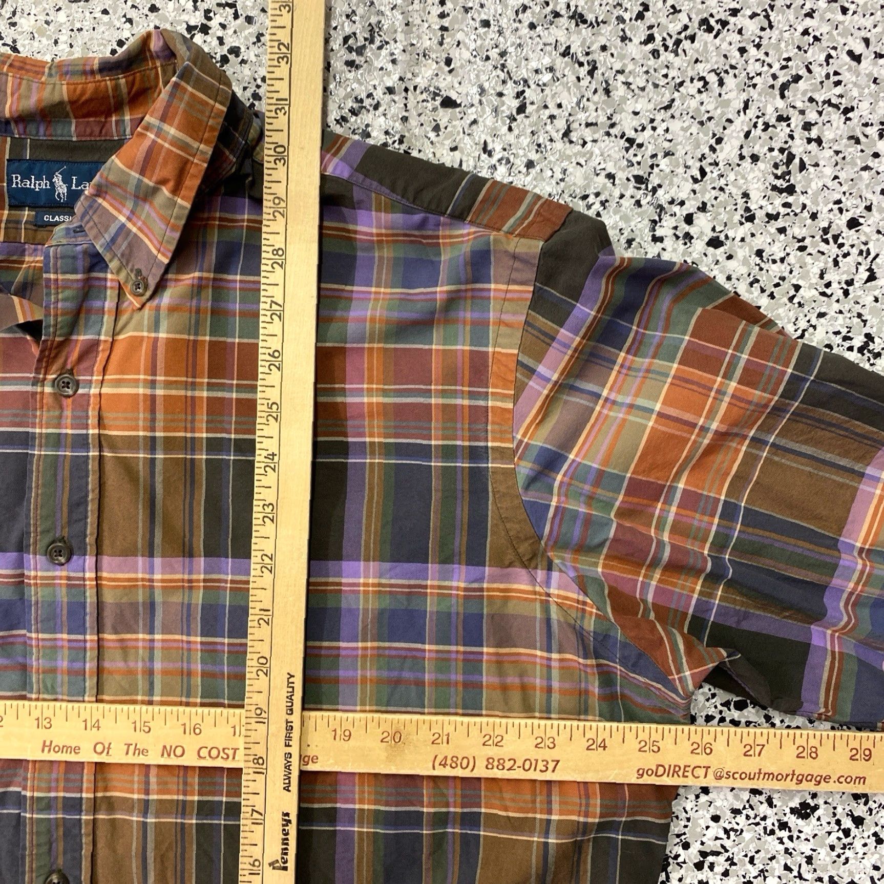 Polo Ralph Lauren VINTAGE Polo Ralph Lauren Plaid Button-Up Shirt XL Men Size US XL / EU 56 / 4 - 3 Thumbnail