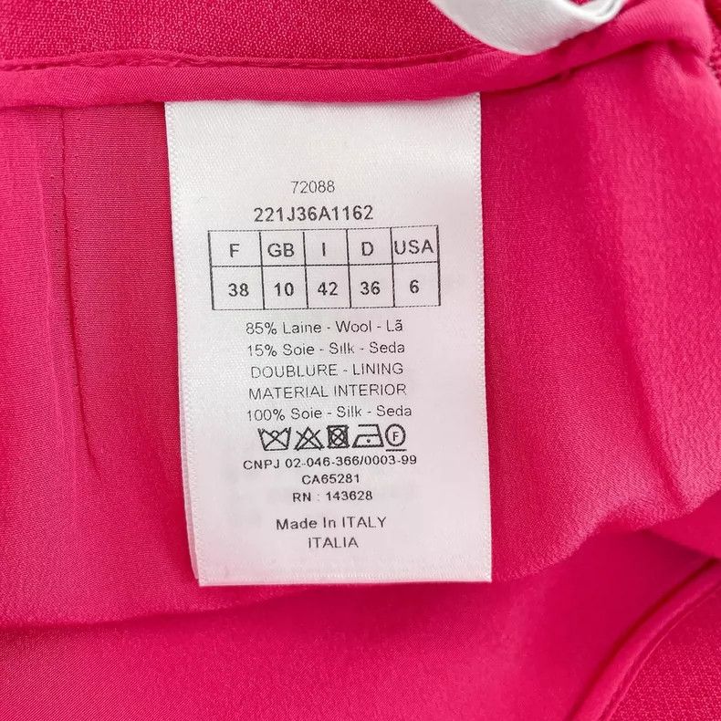 Dior Dior Rose-red skirt Size 25" / US 0 / IT 36 - 6 Thumbnail