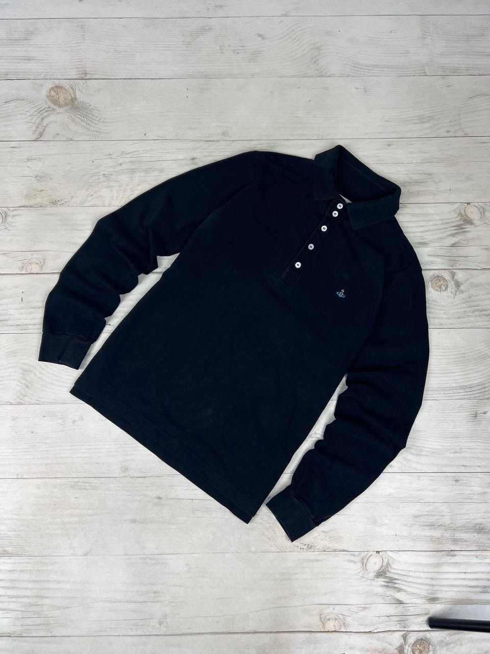 Vintage Vivienne Westwood Polo Long Sleeve Orb Logo Size US L / EU 52-54 / 3 - 1 Thumbnail