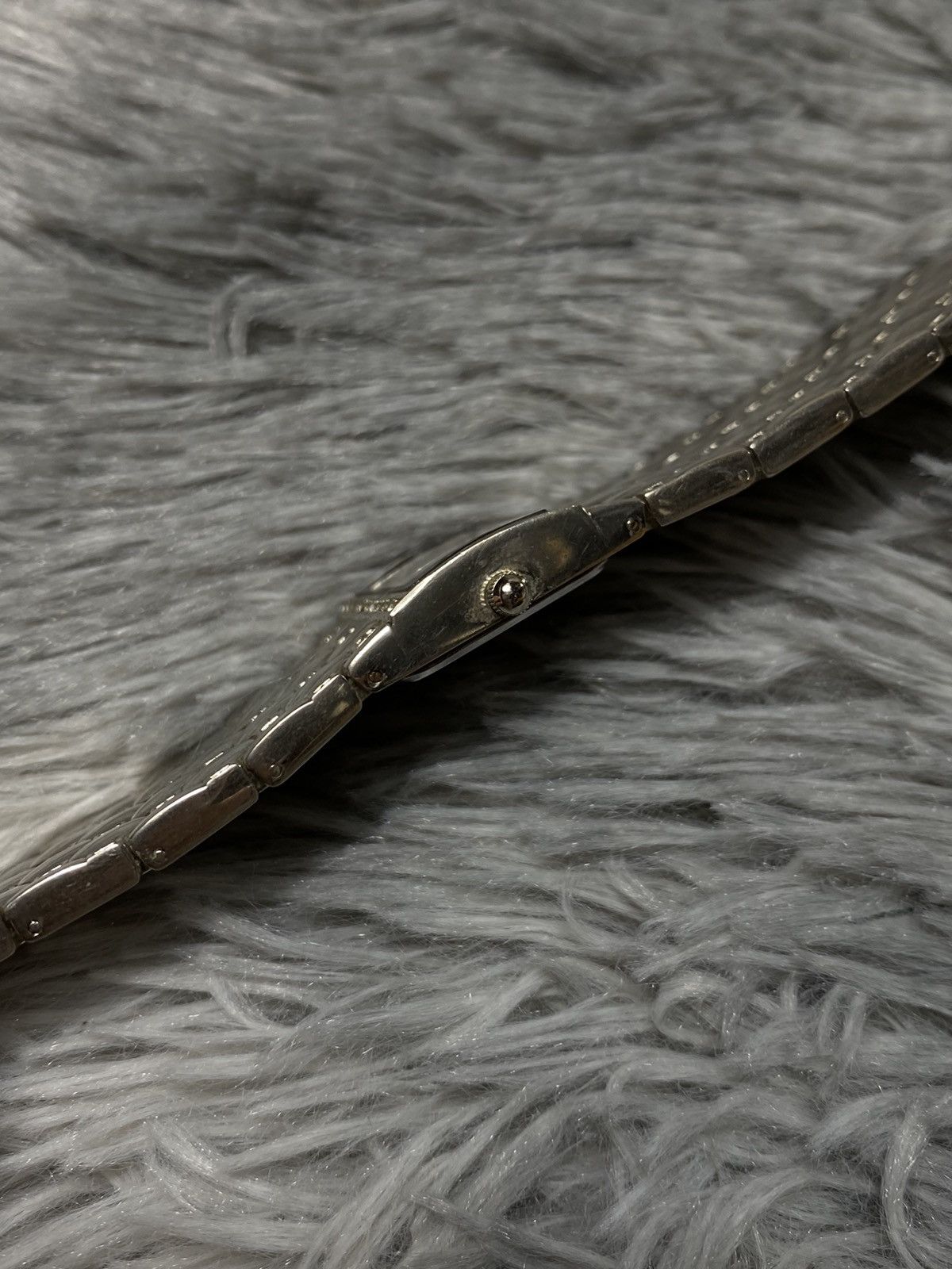 Japanese Brand × Jewelry × Vintage Silver-Tone Geometric Bracelet Watch – Japanese Quartz Size ONE SIZE - 12 Thumbnail