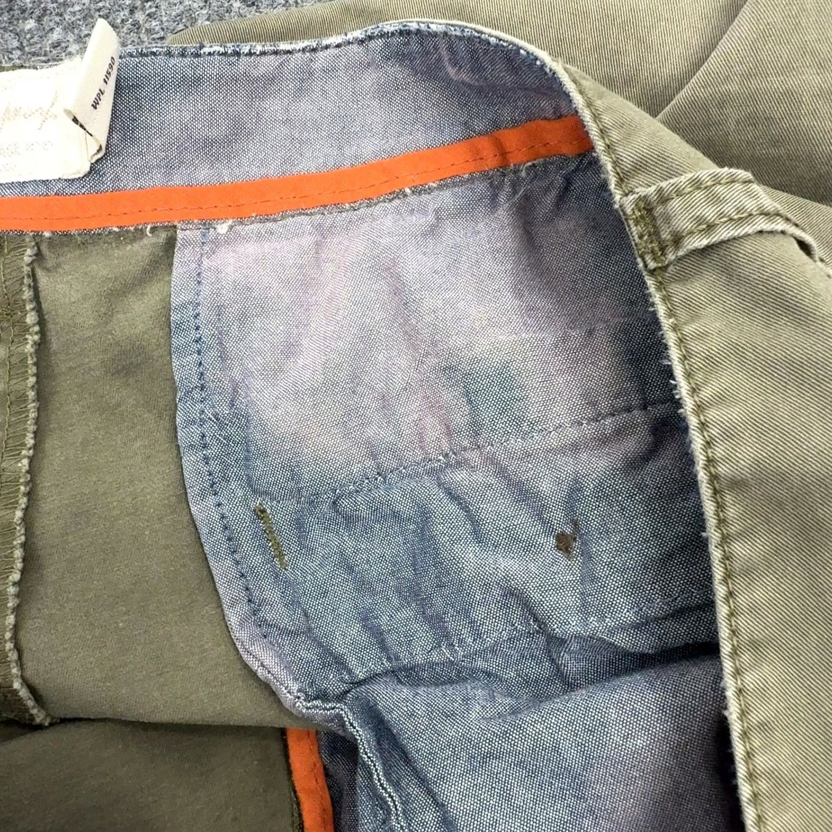 Weatherproof Weatherproof Pants Mens 34 Green Cotton Chino Workwear Casual Distressed Style Size US 35 - 6 Thumbnail