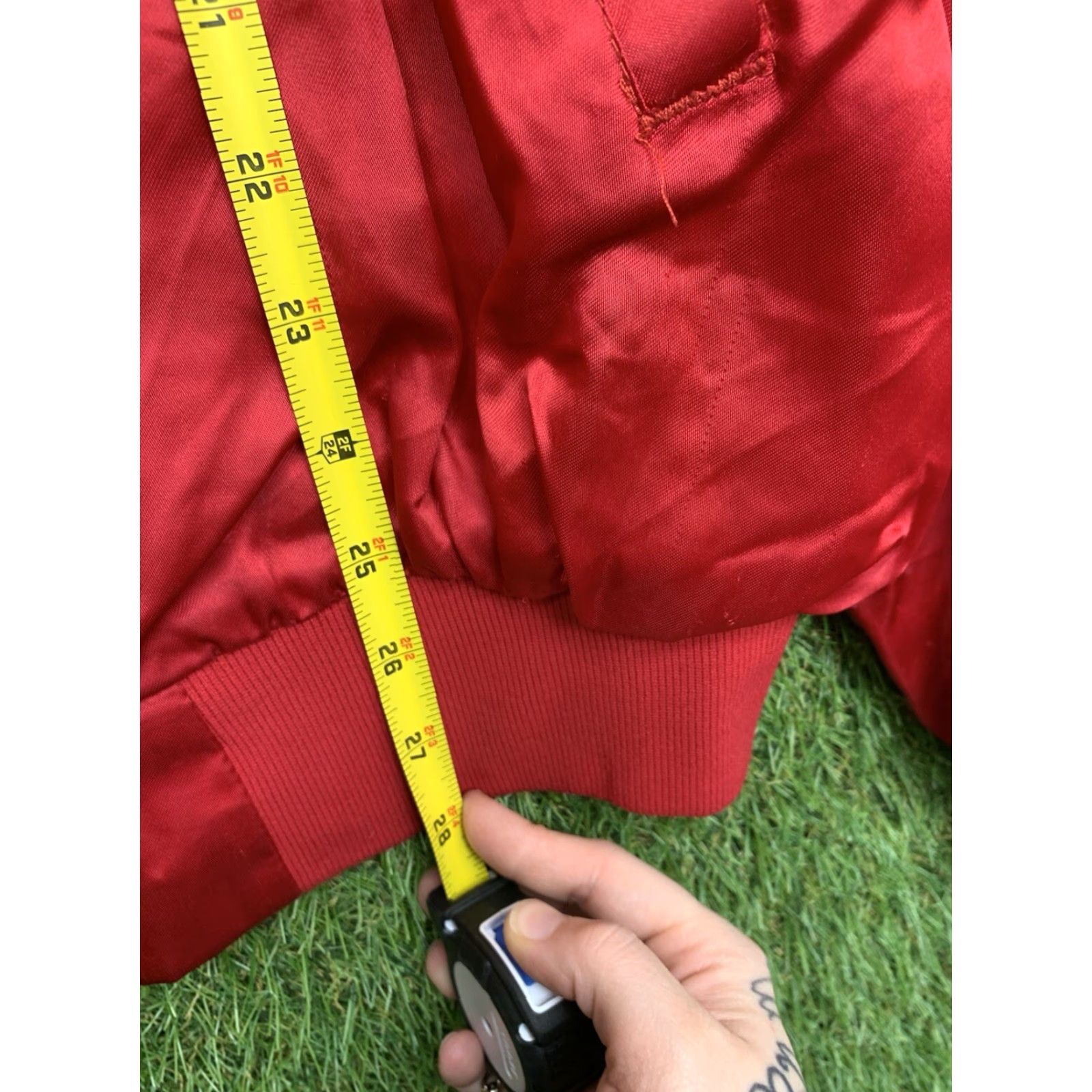 Vintage VINTAGE WestArc Corvette Racing Satin Jacket Mens 2XL Red Puffer Coat Full Zip USA Satin Jacket 90s Racing Mens Red 2XL Size US XXL / EU 58 / 5 - 7 Thumbnail
