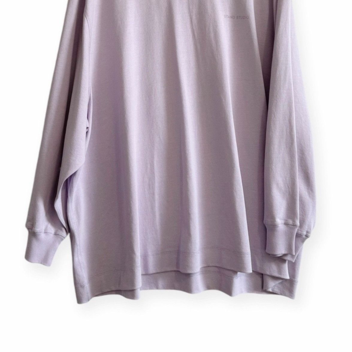 STAND STUDIO Stand Studio SANIA LS TEE, Lavender, Size S, New with tag Size S / US 4 / IT 40 - 10 Thumbnail