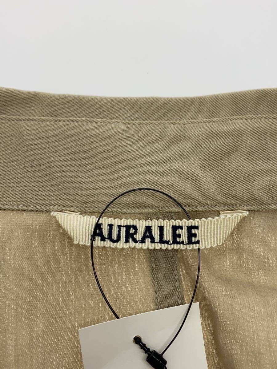 Auralee Beige Cotton Long-sleeved Shirt Size US XL / EU 56 / 4 - 5 Thumbnail