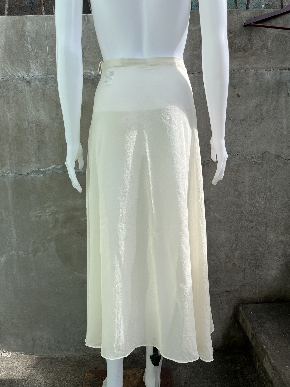 Dior Silk Maxi Skirt Size 27" / US 4 / IT 40 - 6 Thumbnail