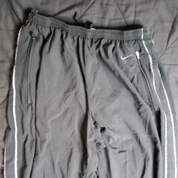 Nike × Vintage Vintage Nike Fit Dry Striped Wind Pants Joggers Trainers Size US 30 / EU 46 - 2 Thumbnail