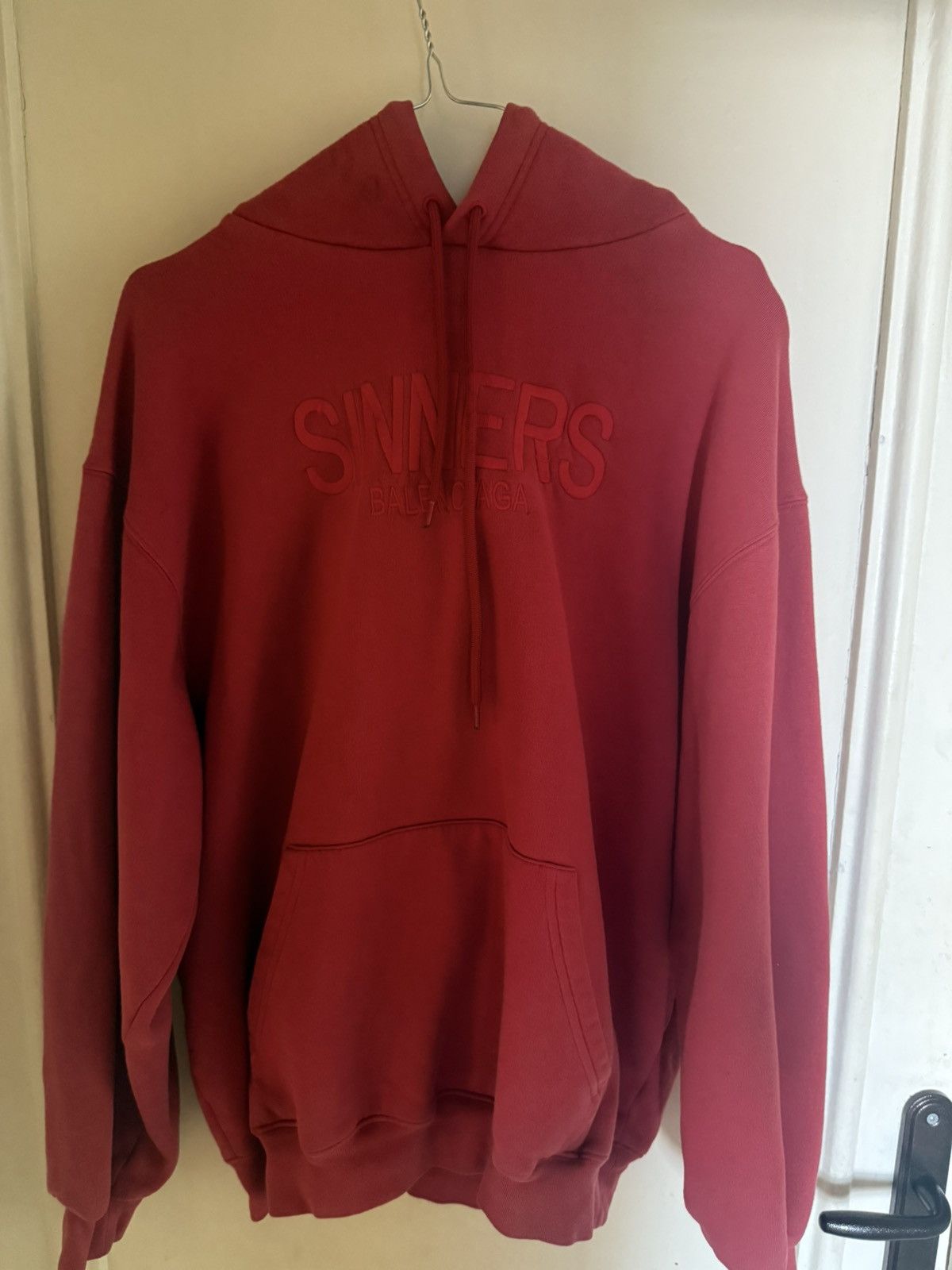 BALENCIAGA Sinners フーディ ブラック Balenciaga Sinners Hoodie | Grailed