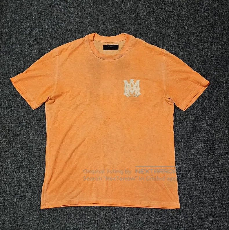 Amiri Amiri Size S Washed orange t-shirt Size US S / EU 44-46 / 1 - 1 Thumbnail