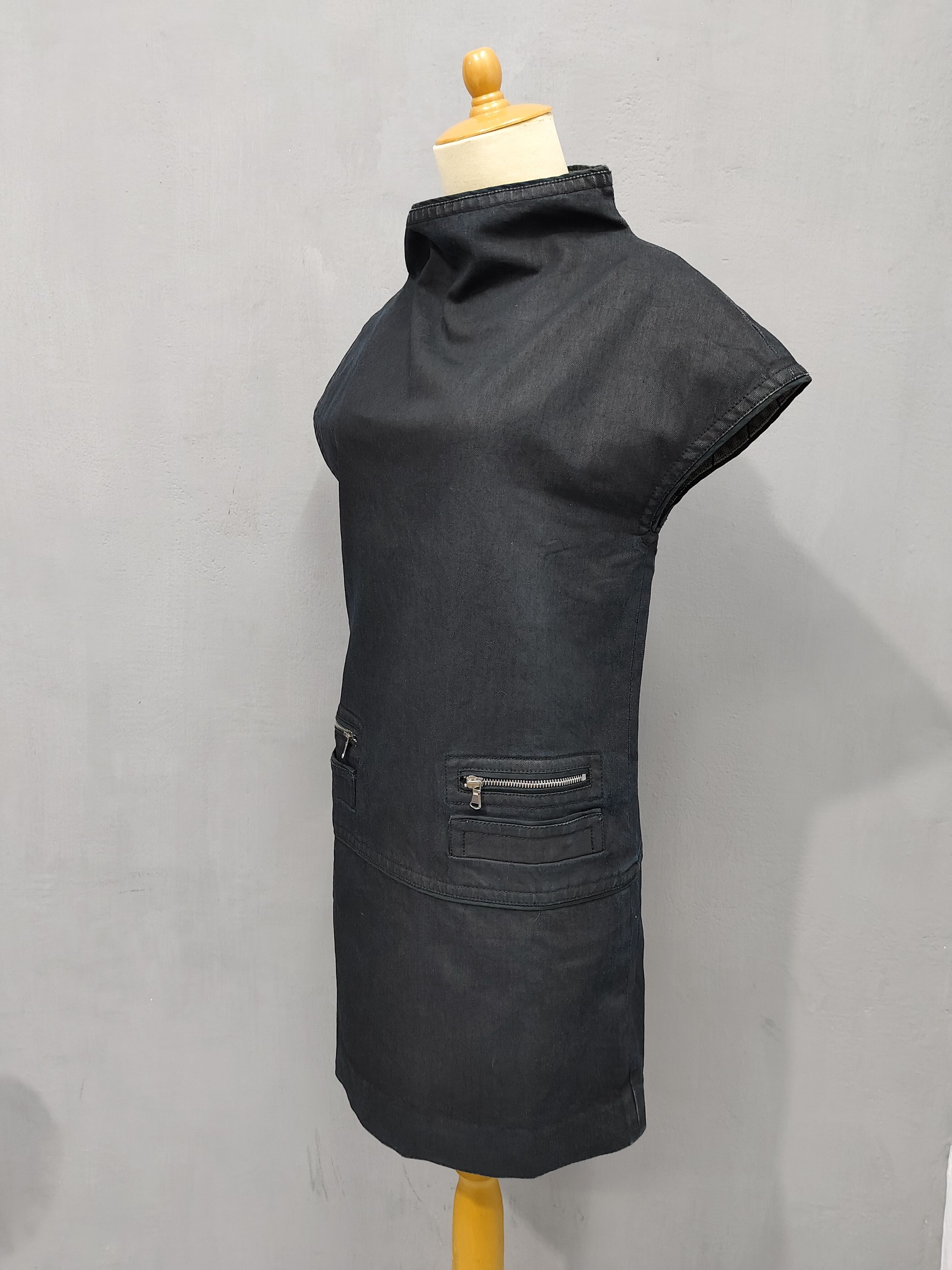 Marc Jacobs 2000s Marc Jacobs- Funnel Neck Archive Utility Zip Dress Size M / US 6-8 / IT 42-44 - 3 Thumbnail