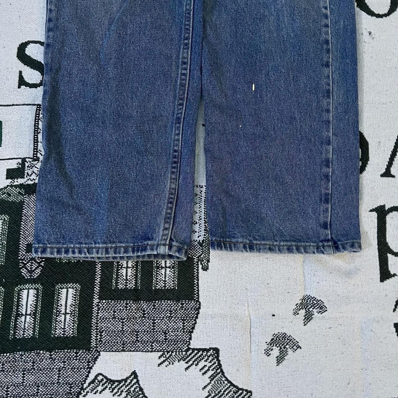 Japanese Brand × Vintage Vintage 2000s/Y2K Baggy Grunge Medium Wash Essential Jeans! Size US 38 / EU 54 - 5 Thumbnail