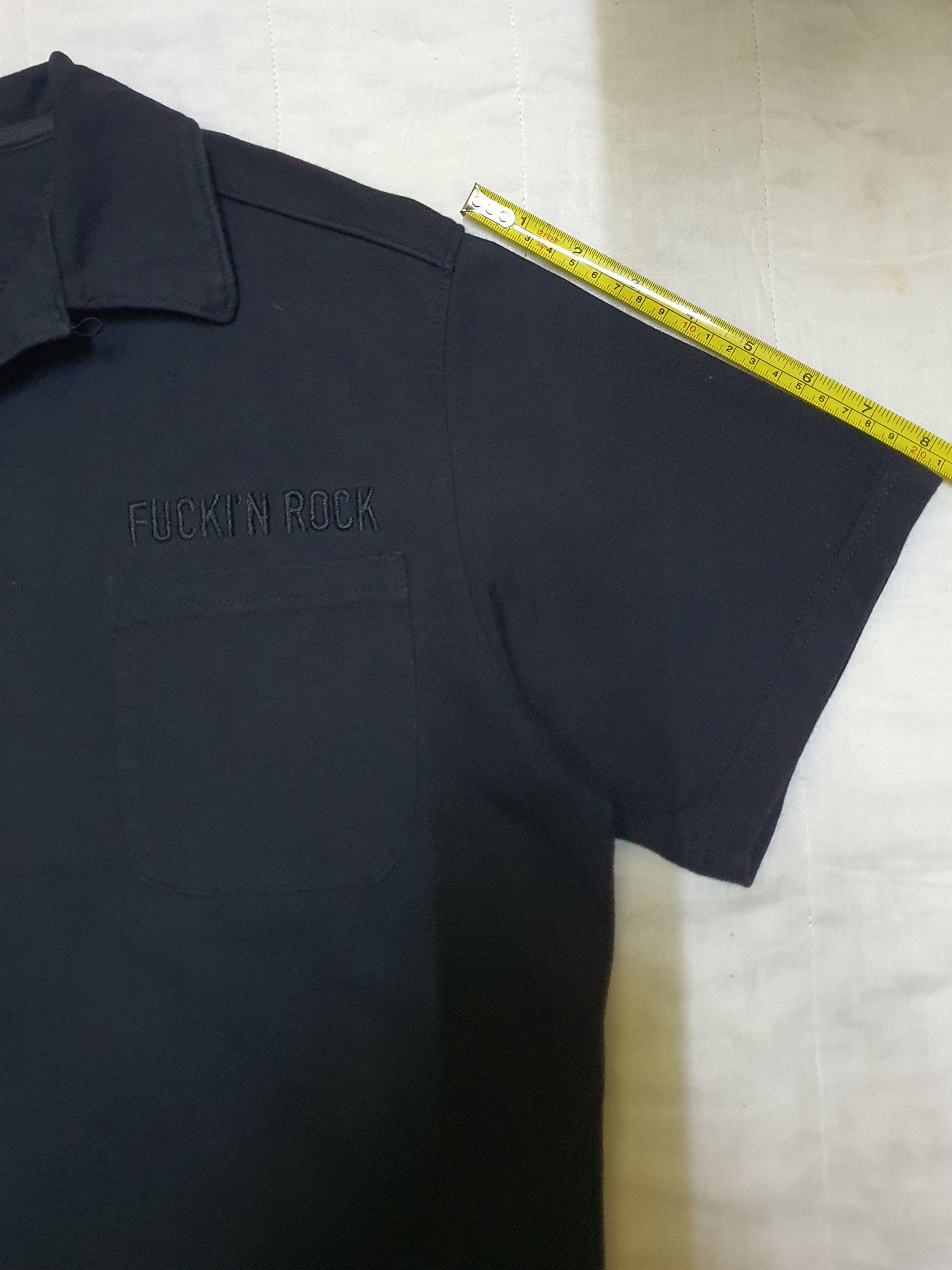 MOUSSY AZUL by moussy - 'Fucki'n Rock' Embroidered Shirt Size US S / EU 44-46 / 1 - 18 Thumbnail