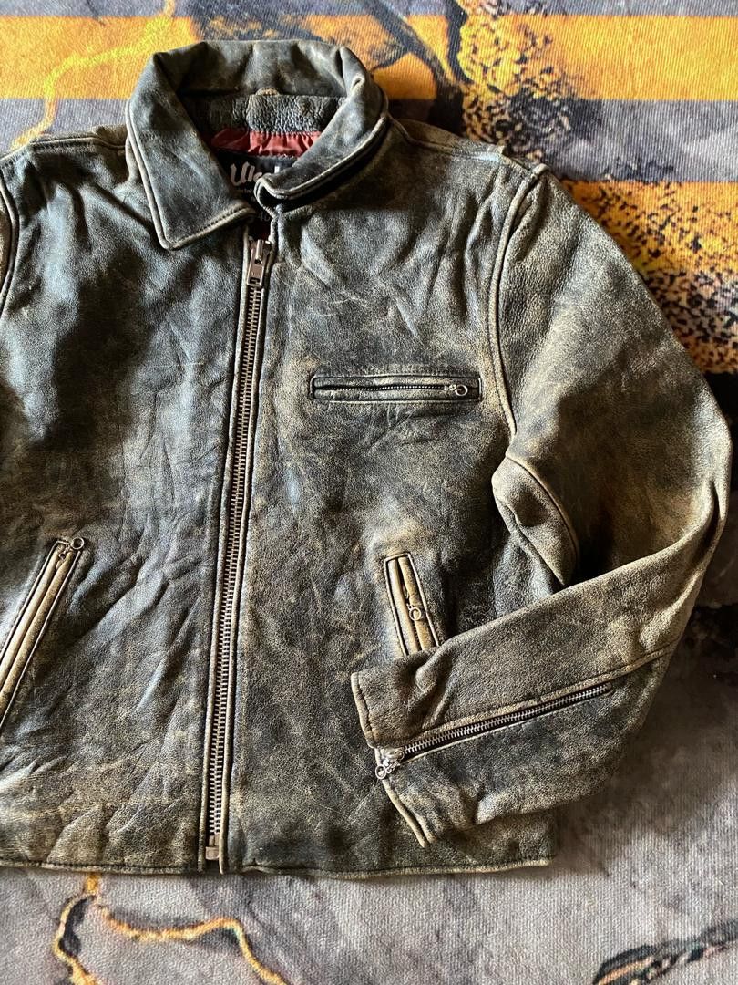 Japanese Brand 🔥 Rare Design 🔥 Ulcolow Leather Jacket Size US S / EU 44-46 / 1 - 4 Thumbnail