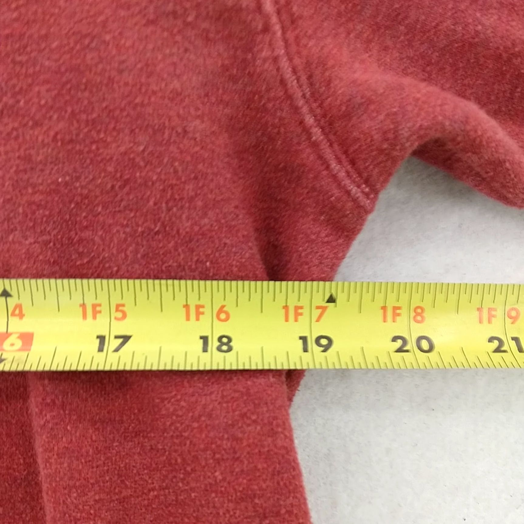 Vintage Columbia Men's Sz Small 1/4 Zip Fleece Sweater Red Fleeced lined Size US S / EU 44-46 / 1 - 4 Thumbnail