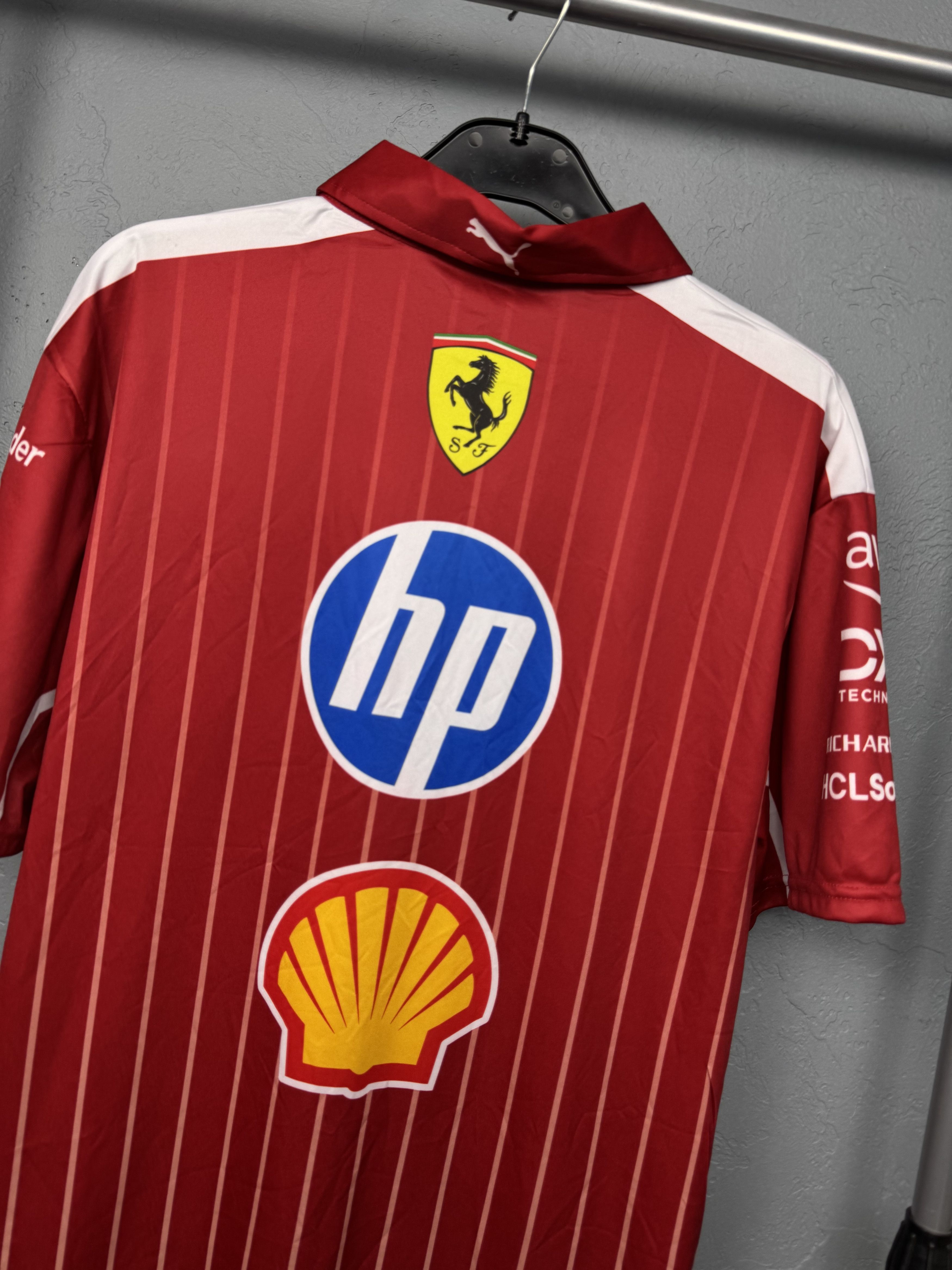Ferrari Ferrari Racing Team Mens Polo Shirt Tee HP Shell Size US XL / EU 56 / 4 - 7 Thumbnail