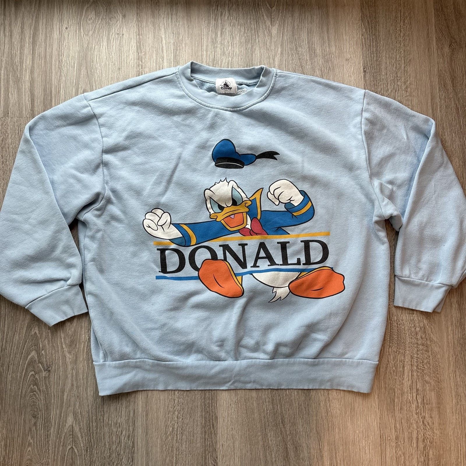 Disney Disney Donald Duck Sweatshirt Unisex XL Blue Graphic Pullove Size US XL / EU 56 / 4 - 1 Thumbnail