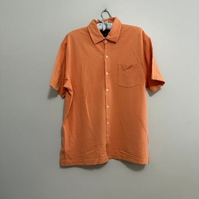 Brooks Brothers Brooks Brothers orange button down polo size M Size US M / EU 48-50 / 2 - 2 Thumbnail