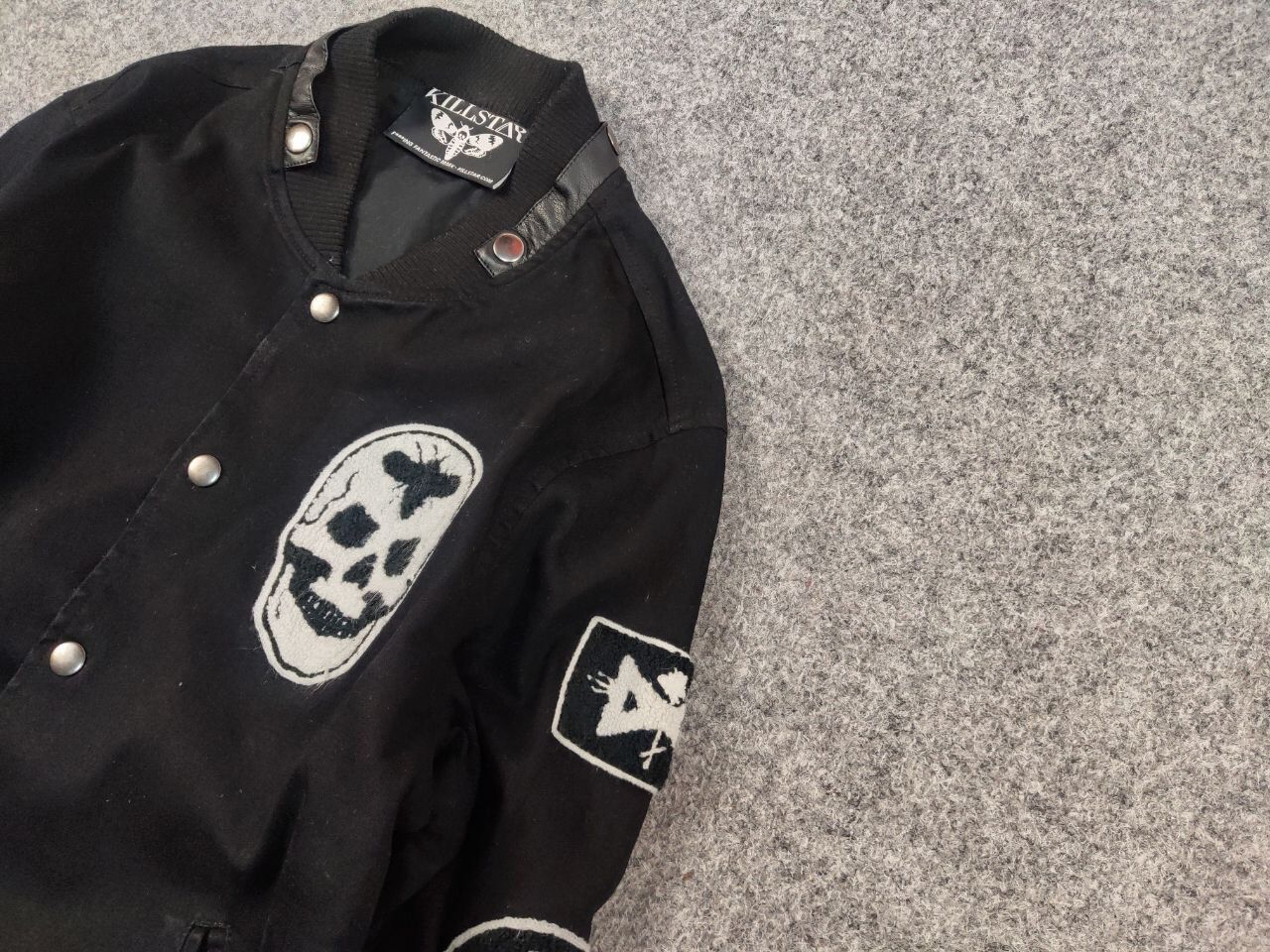 Killstar Killstar Bomber Logo Gothic Avant Garde Skeleton Jacket Size US S / EU 44-46 / 1 - 4 Thumbnail