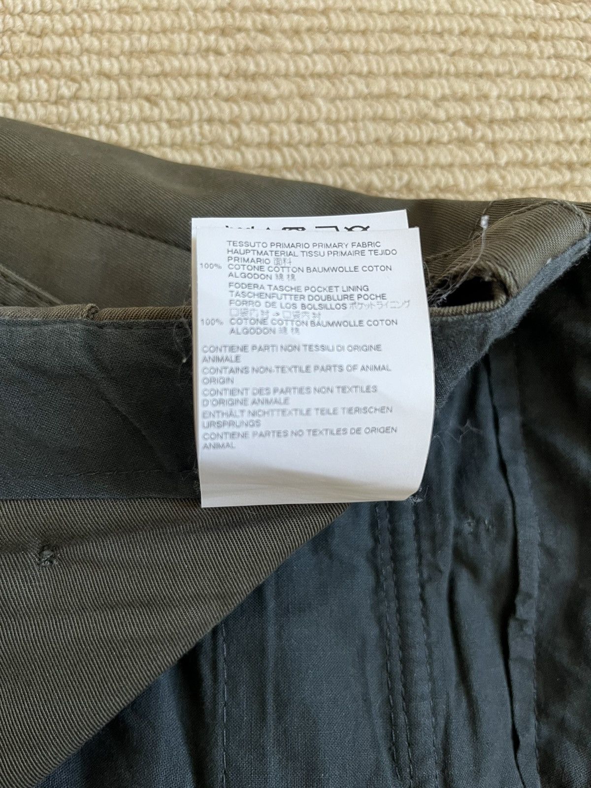 Maison Margiela Olive Green Maison Margiela Cargo Pants Size US 32 / EU 48 - 5 Thumbnail