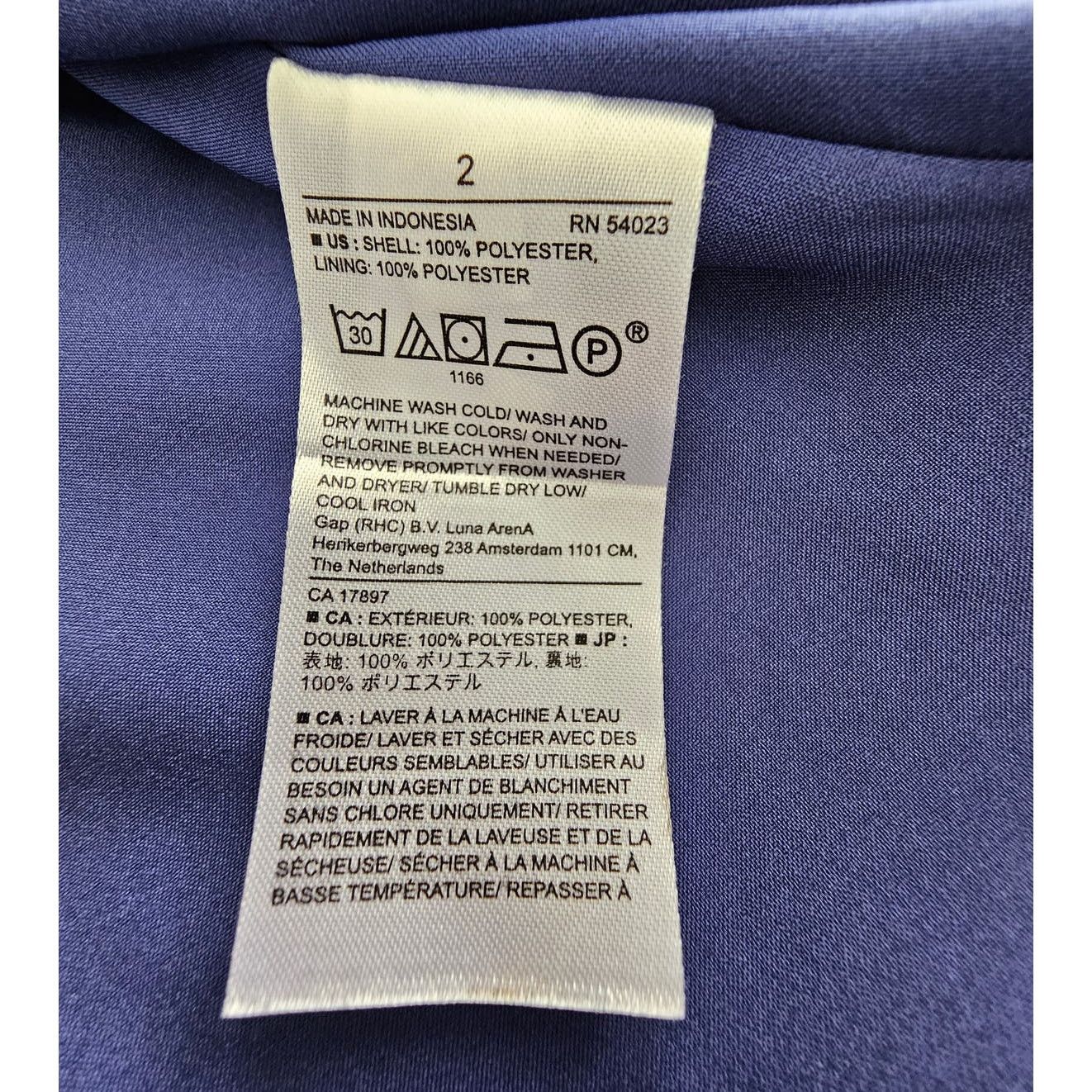 Banana Republic EUC BANANA REPUBLIC Empire-Waist Midi Chiffon Summer Dress 2 Size XS / US 0-2 / IT 36-38 - 12 Thumbnail