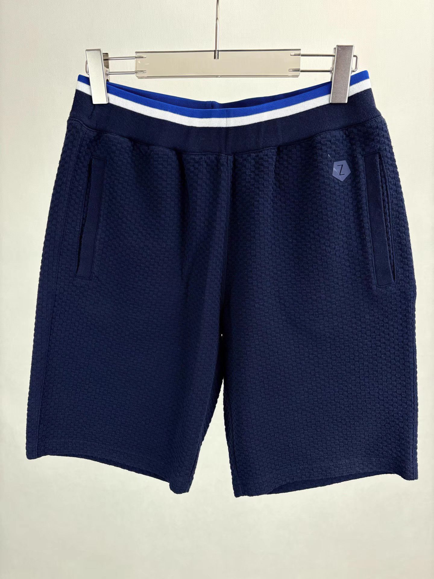 Ermenegildo Zegna ZEGNA Dark Blue Shorts Size US 35 - 1 Thumbnail