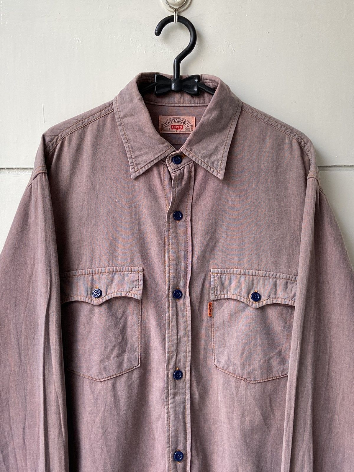 Levi's LEVI’STRAUSS & CO Orange Tab Shirt Size US S / EU 44-46 / 1 - 10 Thumbnail