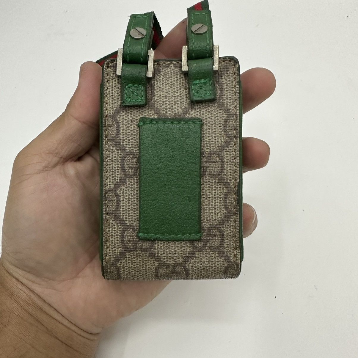 Gucci ‼️YES‼️ GUCCI GG SUPREME MOBILE PHONE LANYARD NECK STRAP BAG Size ONE SIZE - 5 Thumbnail