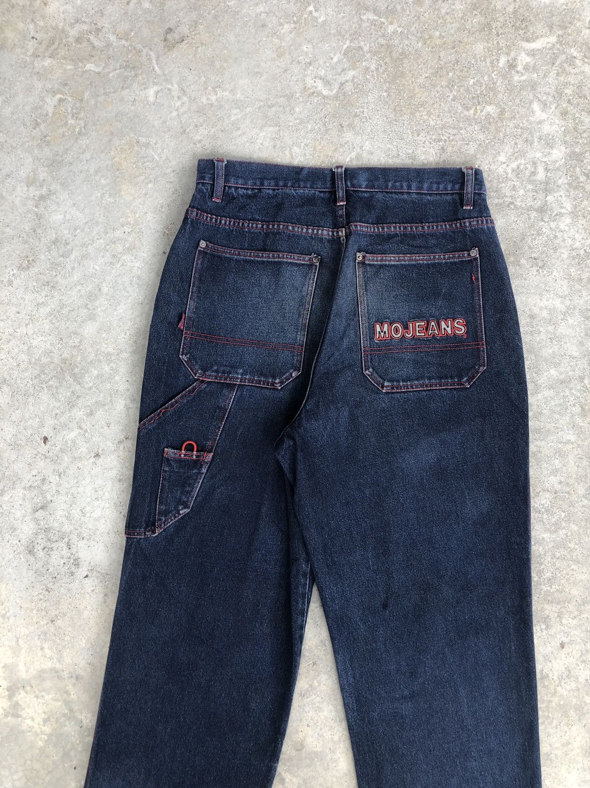 Vintage Maurice Malone Embroidered Logo Baggy Hip Hop Distressed Size US 33 - 8 Thumbnail