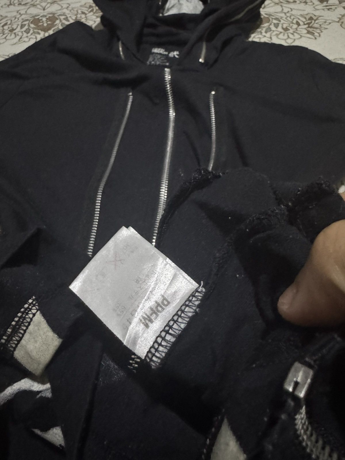 PPFM RARE! Triple Zip Skeleton Glow In Dark Punk Sedation Jacket Size US M / EU 48-50 / 2 - 11 Thumbnail